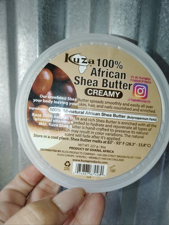 Love Kuza Other - Kuza 100% African Shea Butter Creamy - Natural New From Ghana